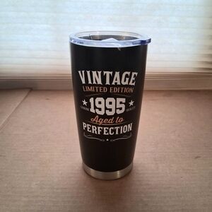 1995 Birthday 20oz Stainless Steel Tumbler Black
